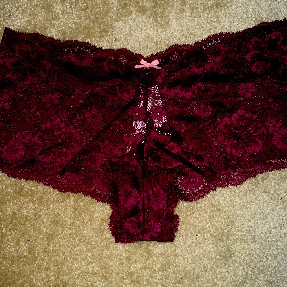 Medium Victoria Secret Cheekster lace panties